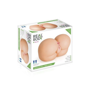 Мастурбатор-попка Real Body — Nice Ass, два входи: вагіна та попка. Photo 3