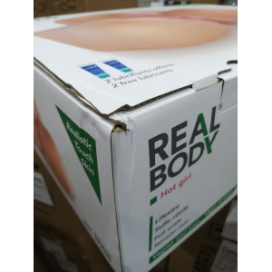 Мастурбатор-півторс Real Body — Hot Girl, два входи: вагіна та попка (мятая упаковка!!!). Photo 2