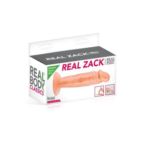 Фалоімітатор Real Body — Real Zack Flesh, TPE, діаметр 3,7 см. Photo 3