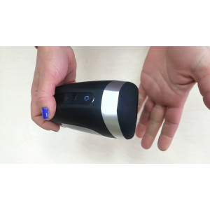 Мастурбатор Satisfyer Men Heat Vibration імітатор мінету, підігрів та вібрація, стимуляція головки. Photo 3