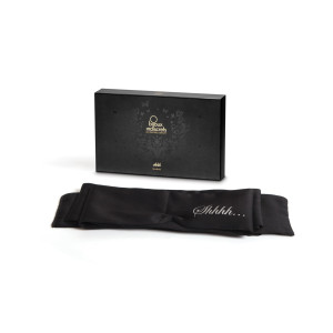 Пов’язка-стрічка з сатину 2в1 Bijoux Indiscrets: Shhh (м'ята упаковка!!!)