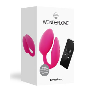 Віброяйце з кліторальною стимуляцією Love To Love Wonderlove з пультом ДК, можна під одяг. Photo 2