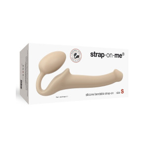 Безремінний страпон Strap-On-Me Flesh S, повністю регульований, діаметр 2,7см. Photo 3