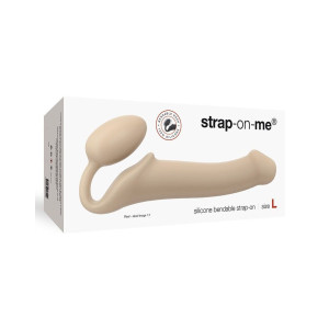 Безремінний страпон Strap-On-Me Flesh L, повністю регульований, діаметр 3,7 см. Photo 3