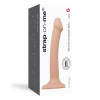Насадка для страпону Strap-On-Me Dual Density Dildo Flesh S, діаметр 2,7 см, двошарова, гнучкий