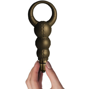 Эрекционное кольцо Rocks Off Dr Roccos Poseidon с вибрацией, со стимулятором клитора или яичек. Photo 2