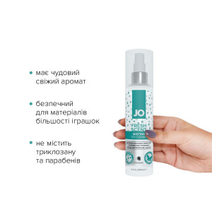 Засіб для чищення System JO Fresh Scent Misting Toy Cleaner (120 мл) з ароматом свіжості. Photo 2