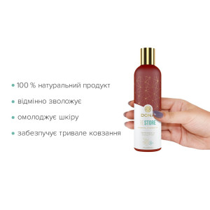 Натуральна масажна олія DONA Restore – Peppermint & Eucalyptus (120 мл) з ефірними оліями. Photo 2