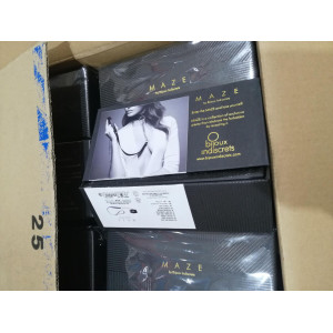 Чокер Bijoux Indiscrets MAZE – Wide Chocker Black (розкрита упаковка!!!). Photo 2