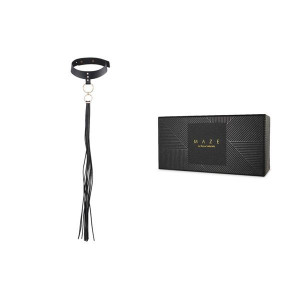 Чокер Bijoux Indiscrets MAZE — Tassel Chocker Black. Photo 2