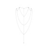 Ланцюжок для спини Bijoux Indiscrets Magnifique Back and Cleavage Chain - Silver, прикраса для тіла