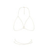 Ланцюжок портупея Bijoux Indiscrets Magnifique Bra Chain - Gold, прикраса на тіло