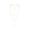 Ланцюжок для спини Bijoux Indiscrets Magnifique Back and Cleavage Chain - Gold, прикраса для тіла