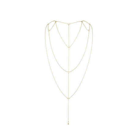 Ланцюжок для спини Bijoux Indiscrets Magnifique Back and Cleavage Chain - Gold, прикраса для тіла