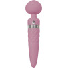 Вібромасажер 2в1 PILLOW TALK - Sultry Pink, класичний масажер і вібратор з ротацією, підігрів