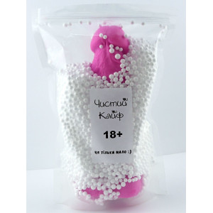 Крафтове мило-член із присоскою Чистый Кайф Violet size XL, натуральне. Photo 2