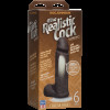 Фалоімітатор Doc Johnson The Realistic Cock 6 inch Black - ULTRASKYN, Vac-U-Lock, діаметр 4,3 см
