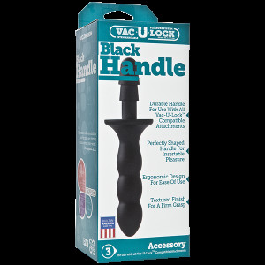 Тримач-рукоять Doc Johnson з кріпленням Vac-U-Lock - Black Handle для іграшок. Photo 2