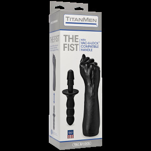 Кулак для фістинга Doc Johnson Titanmen The Fist with Vac-U-Lock Compatible Handle, діаметр 7,6 см. Photo 2