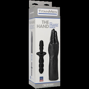 Рука для фістингу Doc Johnson Titanmen The Hand with Vac-U-Lock Compatible Handle, діаметр 6,9 см. Photo 2