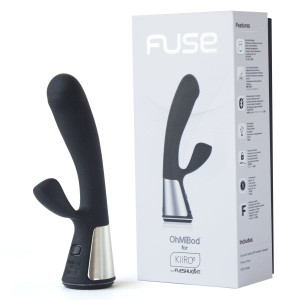 Інтерактивний вібратор-кролик Ohmibod Fuse for Kiiroo Black. Photo 3