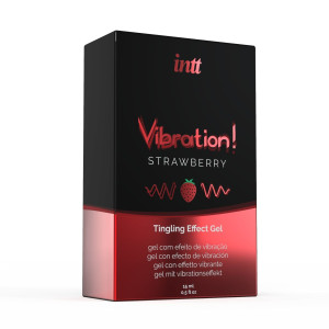 Рідкий вібратор Intt Vibration Strawberry (15 мл) (без пакування!!!). Photo 3