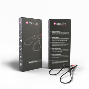 Утяжка для пеніса Mystim Rodeo Robin, пара силіконових струмопровідних ласо. Photo 2