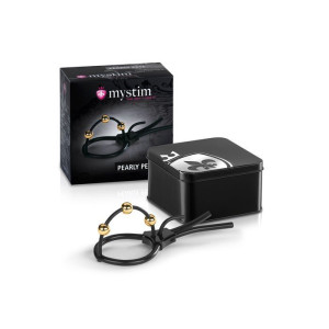 Утяжка для пеніса Mystim Pearly Pete, з трьома кульками. Photo 2