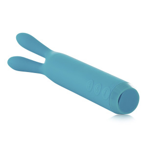 Вібратор з вушками Je Joue - Rabbit Bullet Vibrator Teal, глибока вібрація. Photo 2