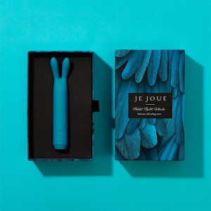 Вібратор з вушками Je Joue - Rabbit Bullet Vibrator Teal, глибока вібрація. Photo 3