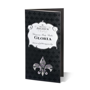 Пестіс з кристалів Petits Joujoux Gloria set of 2 - Silver, прикраса на груди. Photo 2