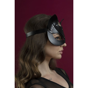 Маска кішечки Feral Feelings - Catwoman Mask, натуральна шкіра, чорна. Photo 2