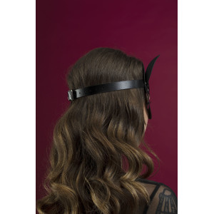 Маска кішечки Feral Feelings - Catwoman Mask, натуральна шкіра, чорна. Photo 3