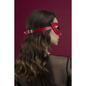 Маска на обличчя Feral Feelings - Mistery Mask натуральна шкіра, червона. Photo 3
