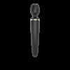 Вібромасажер Satisfyer Wand-er Woman (Black/Gold), водонепроникний, потужний, розмір XXL