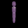 Вібромасажер Satisfyer Wand-er Woman (Purple/Gold) водонепроникний, потужний, розмір XXL