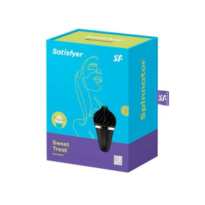 Морозиво-спінатор Satisfyer Lay-On - Sweet Treat Black/Gold, 10 режимів роботи, водонепроникний. Photo 2