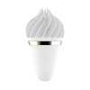 Мороженка спінатор Satisfyer Lay-On - Sweet Treat White/Gold, 10 режимів роботи, водонепроникна