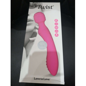 Вібромасажер 2-в-1 Love To Love TWIST Rose (м'ята упаковка). Photo 2