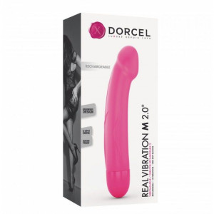 Вібратор Dorcel Real Vibration M Magenta 2.0, діаметр 3,7см, перезаряджається, для точки G, водостій. Photo 2