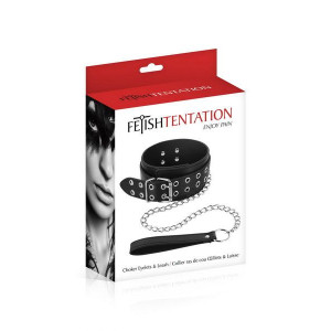 Нашийник з повідцем Fetish Tentation Eyalets and Leash. Photo 2