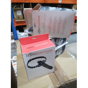 Кляп з подвійним фалоімітатором Fetish Tentation Double Penis Gag (м'ята упаковка!!!). Photo 2