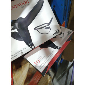 Подвійний страпон з вібрацією Fetish Tentation Vibrating Strap-On with Double Dildo (м'ята упаковка!!!). Photo 2