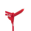 Подвійний страпон з вібрацією Fetish Tentation Vibrating Strap-On with Double Dildo Red