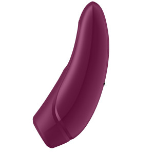 Вакуумный клиторальный стимулятор Satisfyer Curvy 1+ Rose Red с управлением через интернет. Photo 3