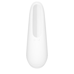 Вакуумний кліторальний стимулятор Satisfyer Curvy 1+ White з керуванням через інтернет. Photo 3