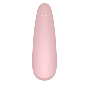 Вакуумный клиторальный стимулятор Satisfyer Curvy 2+ Pink с управлением через интернет. Photo 3