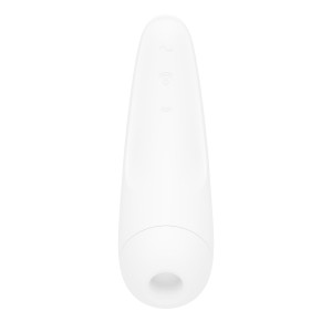 Вакуумний кліторальний стимулятор Satisfyer Curvy 2+ White з керуванням через інтернет. Photo 3