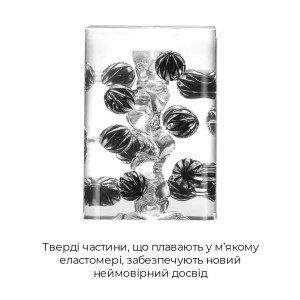 Розпродаж!!! Мастурбатор Tenga Crysta Ball, унікальний рельєф, стимулювальні щільні кульки. Photo 3