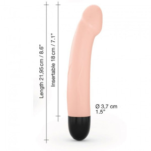 Вібратор Dorcel Real Vibration M Flesh 2.0, діаметр 3,7см, перезаряджається, для точки G. Photo 3